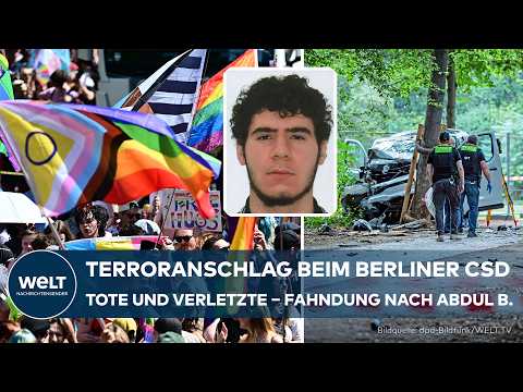 Video Thumbnail: TERRORANSCHLAG IN BERLIN: Kleinbus rast bei Christopher Street Day in Menschenmenge Tote & Verletzte
