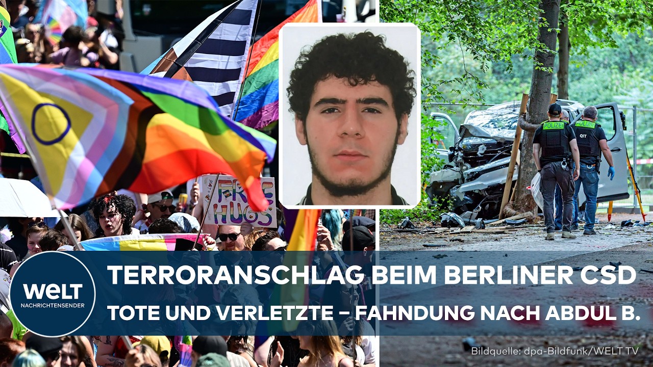 TERRORANSCHLAG IN BERLIN: Kleinbus rast bei Christopher Street Day in Menschenmenge Tote & Verletzte