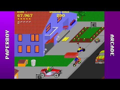 Paperboy Longplay (Arcade) [QHD]