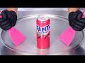 Fanta Raspberry Ice Cream Rolls ASMR