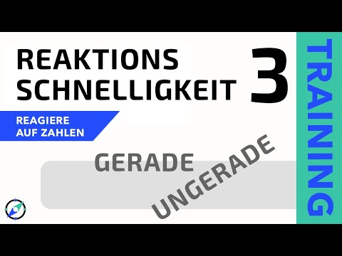 Reaktionstraining 3 - Schnell auf Zahlen reagieren