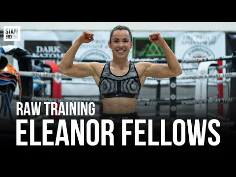 RAW Muay Thai training with Eleanor Fellows - Siam Boxing