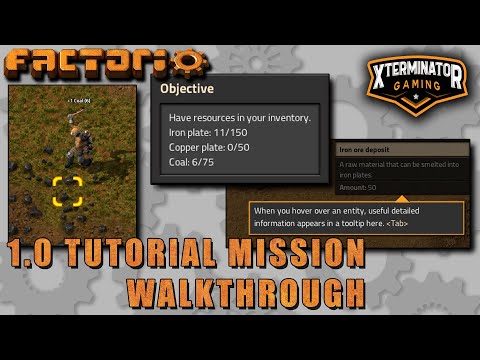 Factorio Tutorial / Campaign Missions Walkthrough & Guide EP1