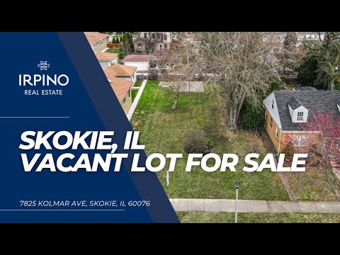 Plot of Land Just Listed: 7825 Kolmar Ave, Skokie, IL 60076 by IRPINO Chicago Real Estate