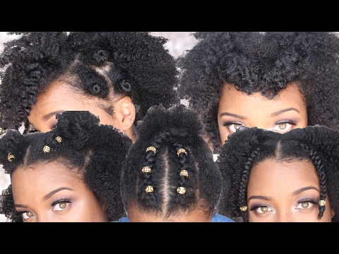 How To | Top 5 Trending Natural Hairstyles On Instagram For Type 4 😍😍😍 Video