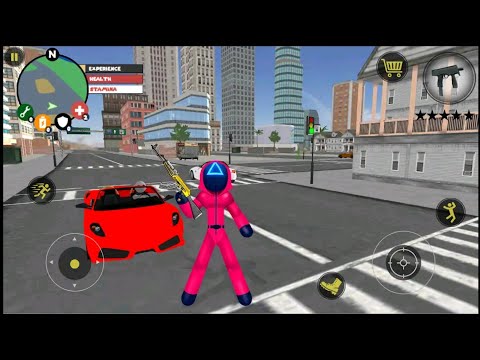 Squid Stickman Rope Hero Vice Town