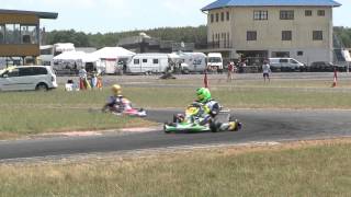 preview picture of video 'Gokart race KZ2 Race 2  -  RMC Hungary Round 4 Pannonia-ring'