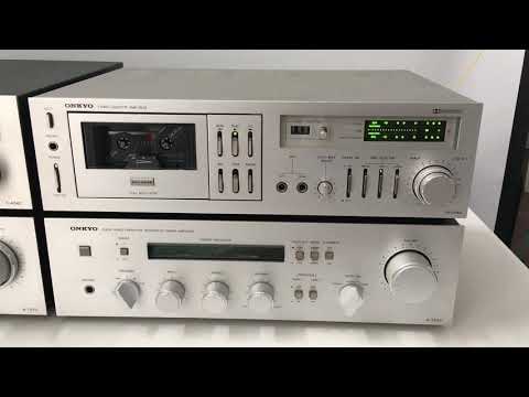 ONKYO A-7070 Amplifier + CP-1027F Turntable + A-7040 Amplifier + T-4040 Tuner + TA-2040 Tape deck