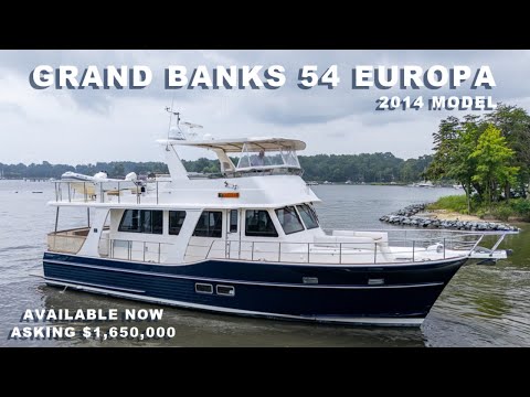 Grand Banks 54 Europa 2014 “VENTURE” Quick Yacht Tour