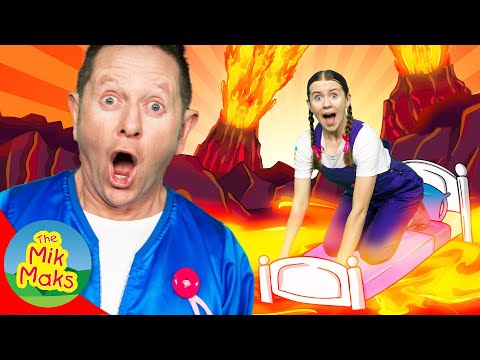The Floor is Lava 🔥 | Kids Songs & Games | The Mik Maks