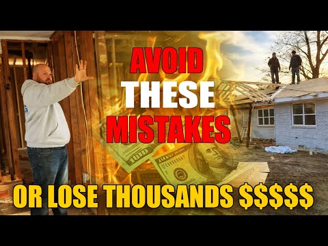 Top 5 House Flipping Mistakes! Flippers Should Avoid These Mistakes When Flipping Houses