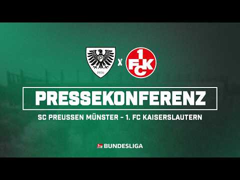 Pressekonferenz: SC Preußen Münster - 1. FC Kaiserslautern (2:3)