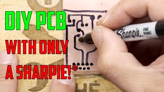 Make your own PCB with a sharpie!