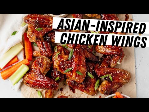 Asian-Inspired Chicken Wings (Homemade Asian Zing Sauce)