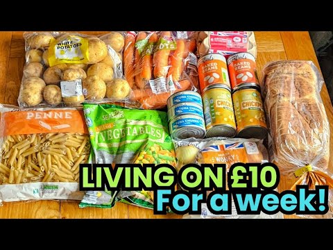 A Week of Meals for £10 – limited Budget Food Challenge. 