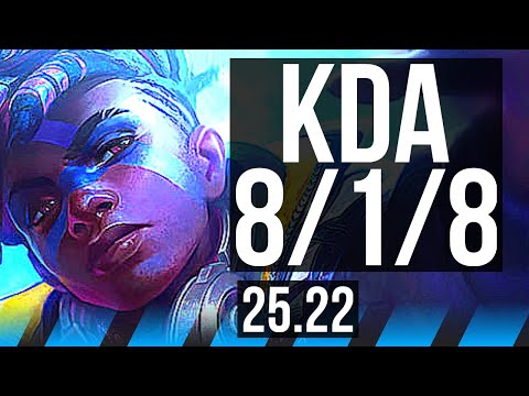 EKKO vs KATARINA (MID) | 8/1/8, 600+ games | KR Master | 25.22