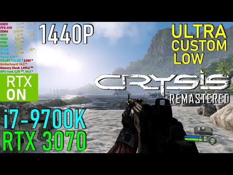 Crysis Remastered ( DXR ) RTX 3070 & 9700K 4.7GHz - Max Settings 1440P