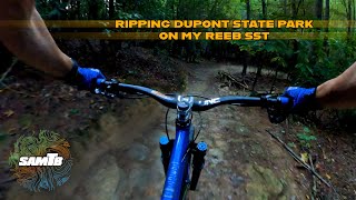 Riding my favorite DuPont Trails on my REEB SST