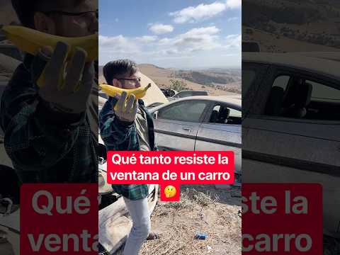 Qué tanto resiste la ventana de un carro 🤔