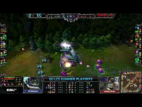 ♠ SEASON 3 ♠ || EG vs GMB  Evil Geniuses vs Gambit Gaming Game 1   3rd place European LCS