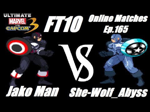 Jako Man VS She-Wolf_Abyss FT10 (UMVC3 Online Matches Ep.165)