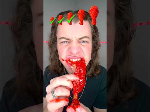 Small, Big, Giant Spicy Chicken Wing!? 🥵