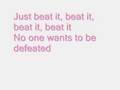 Fall out boy beat it lyrics 