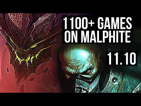 MALPHITE vs URGOT (TOP) | 1100+ games, 3/2/14, 900K mastery | NA Diamond | v11.10