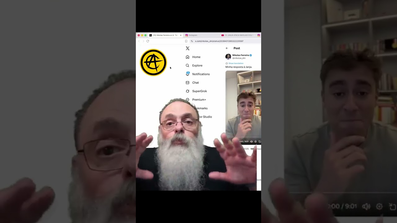 NIKOLAS faz VÍDEO RESPONDENDO a JANJA sobre MISOGINIA e BATE 10 MILHÕES de VIEWS em HORAS