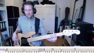 Get Together - Sharay Reed Bass Cover Full Transcription