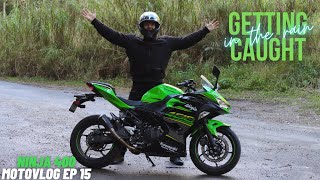 Getting Caught in the Rain & ANGRY LOCALS | Ninja 400 Motovlog Ep 15