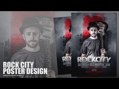 Making a Rock City Poster Design In Photoshop