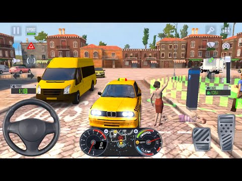 Taxi Sim 2020 🚖👮 CITY CAR OLD BMW TAXI DRIVER GAME - Car Games 3D Android iOS