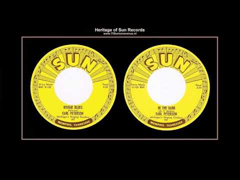 (1954) Sun 197 ''Boogie Blues'' b/w ''In The Dark'' Earl Peterson