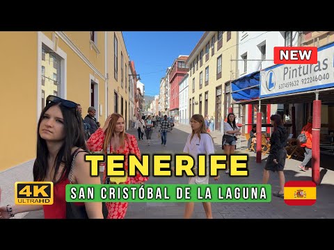 San Cristóbal de La Laguna – Tenerife's Charming Historic Town! 🇪🇸 4K Walking Tour 2026