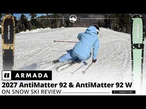 2027 Armada AntiMatter 92 and AntiMatter 92 W On Snow Ski Review with SkiEssentials