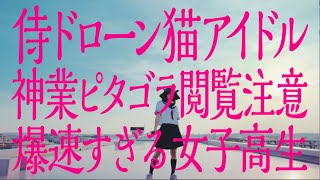 「侍ドローン猫アイドル神業ピタゴラ閲覧注意爆速すぎる女子高生」（チキンラーメンCM）
