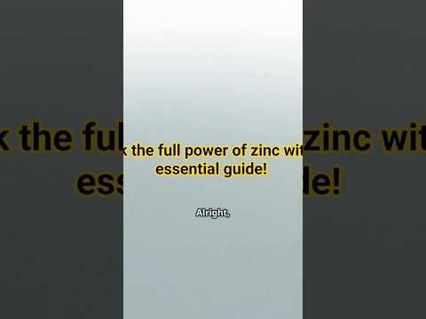 Unlock the full power of zinc with this essential guide and how to get from our foods