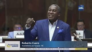 Asambleísta Roberto Cuero - Sesión 048