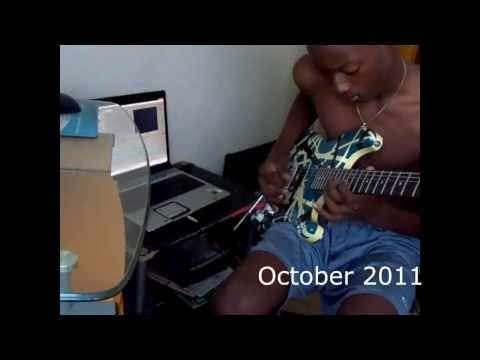 4 Years Evolution of Guitar Playing - Isiah Drew