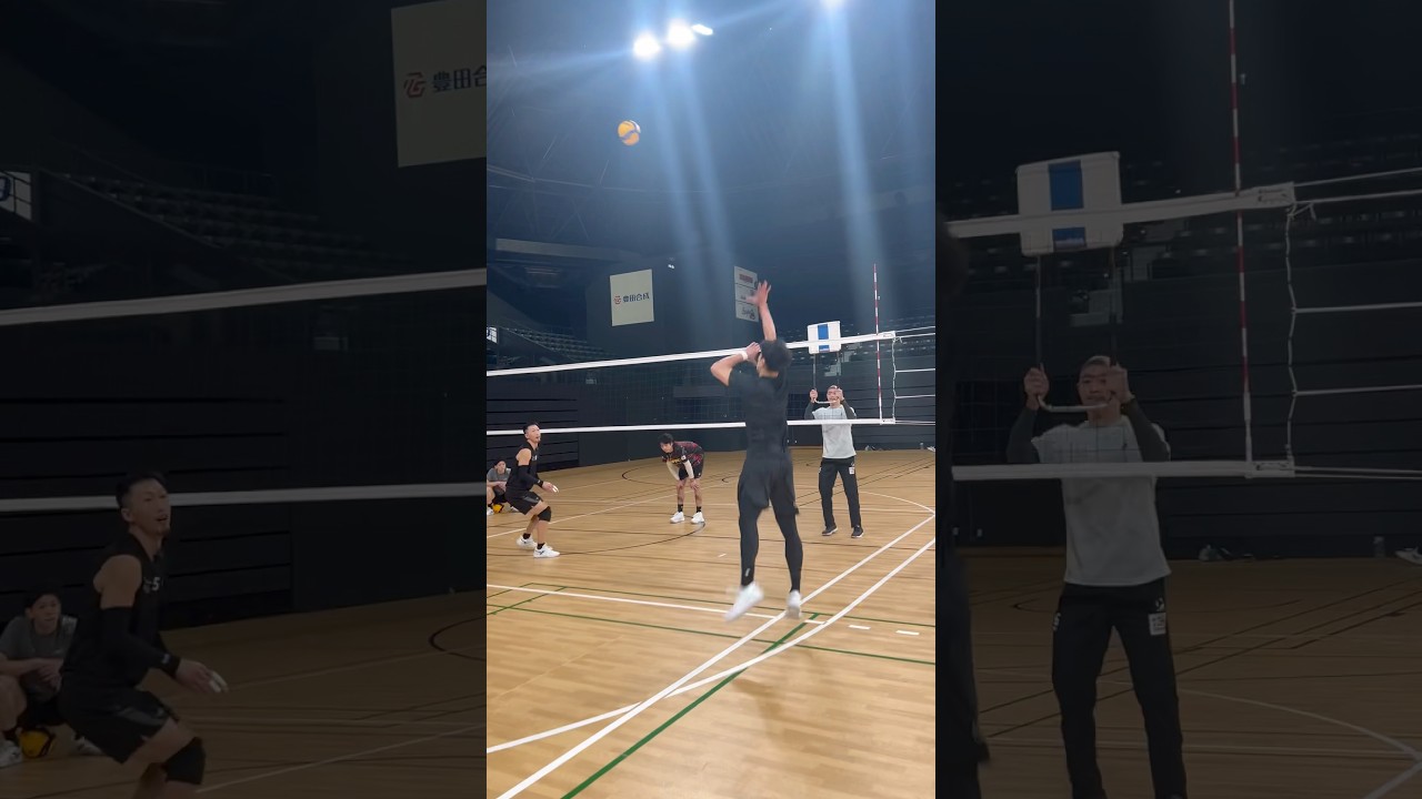 西谷と牛若が同じチームにいる世界線を見ているようだ。 #ウルフドッグス名古屋 #volleyball #宮浦健人 #渡辺俊介