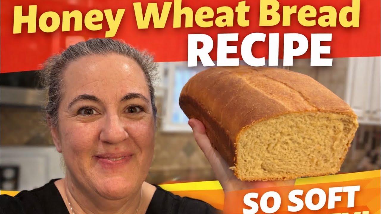 Homemade Honey Wheat Bread (Soft, Fluffy & Easy!)