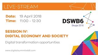 Session IV: Digital economy and society
