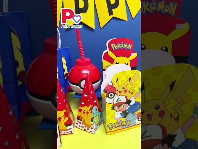 Vídeo relacionado con Procos Mantel de Pokémon como decoración para fiestas de cumpleaños infantiles y fiestas temáticas, tamaño: 120 x 180 cm, lavable, reutilizable, mantel de mesa para fiestas de cumpleaños infantiles