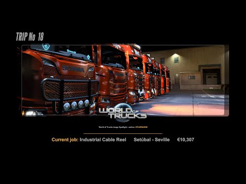 ETS 2 | Trip no 18 | Setubal - Seville