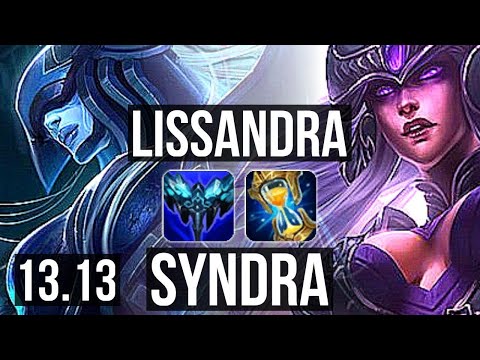 SYNDRA vs LISSANDRA  (MID) 32/2/16 season 13 patch 13.14 broken build