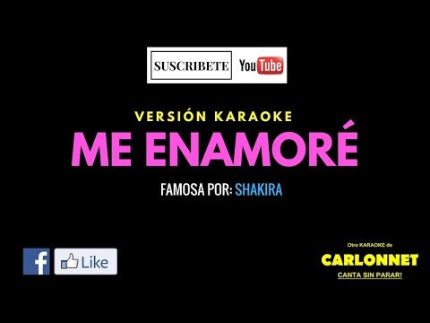 Me enamoré - Shakira (Karaoke)