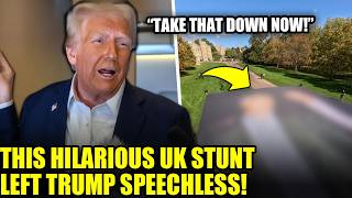 ¡Inglaterra trolea a Trump con una broma gigante!