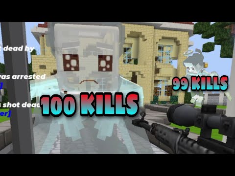 Killing 100 Felony and Wanted - Jailbreak Blockmango