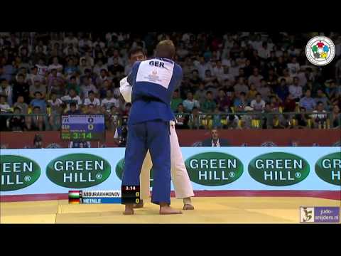Judo 2013 Grand Prix Tashkent: Abdurakhmonov (TJK) - Heinle (GER) [+100kg] bronze